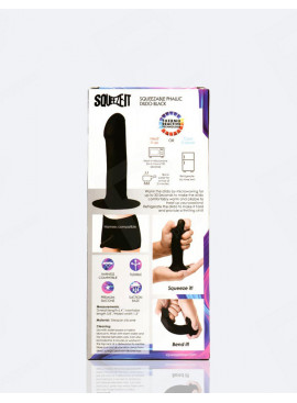 Flexibler Dildo Squeeze It Schwarz besonderheiten