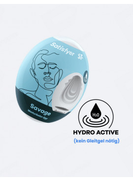 Satisfyer Egg Masturbator - Savage hydroactive