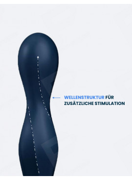 Satisfyer Double Ball-R Dildo wellenstruktur