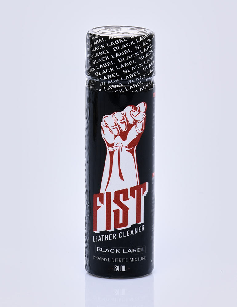 fist black label poppers